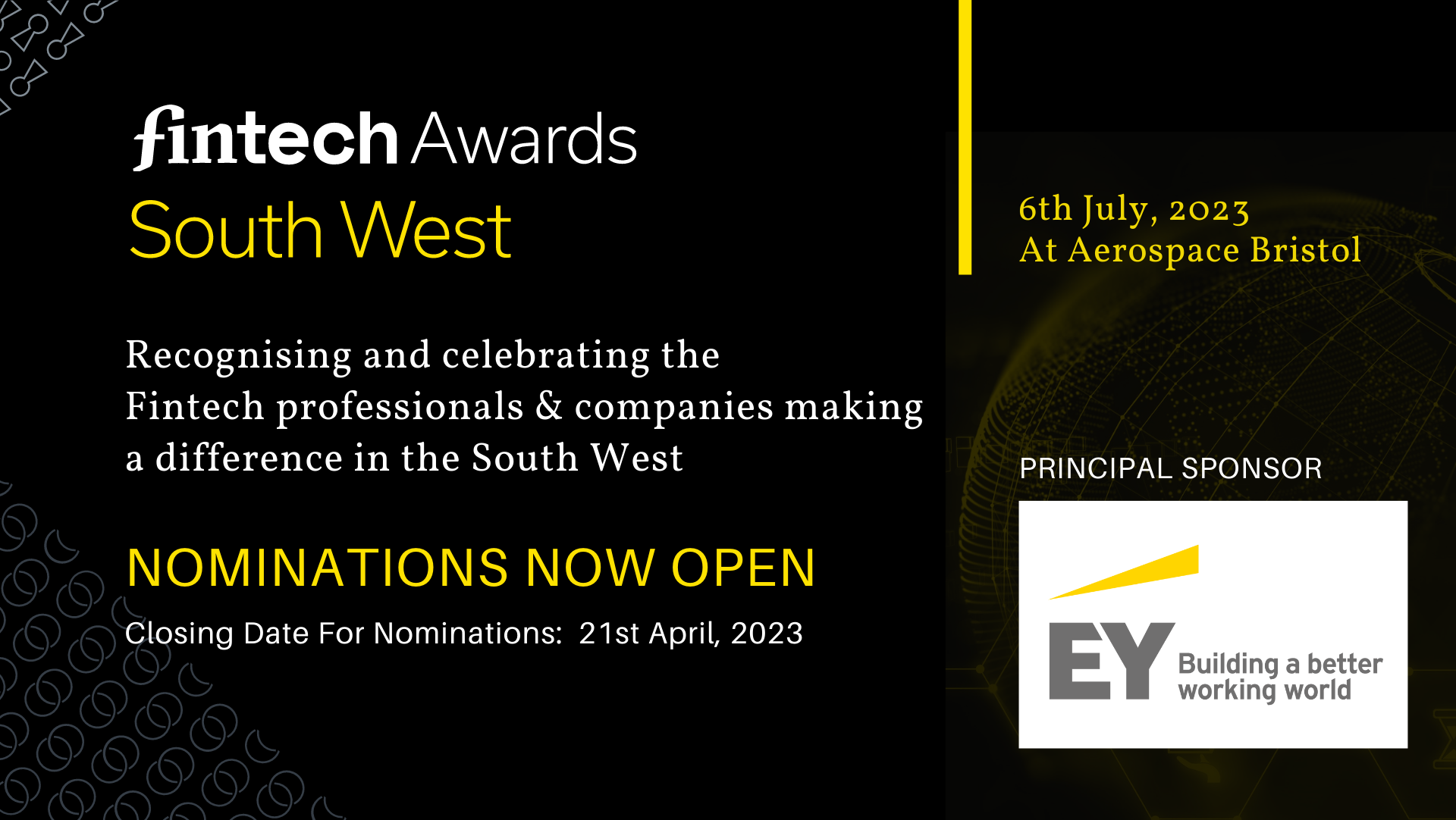 Fintech Awards South West launches with principal sponsor EY to celebrate innovation in the region
